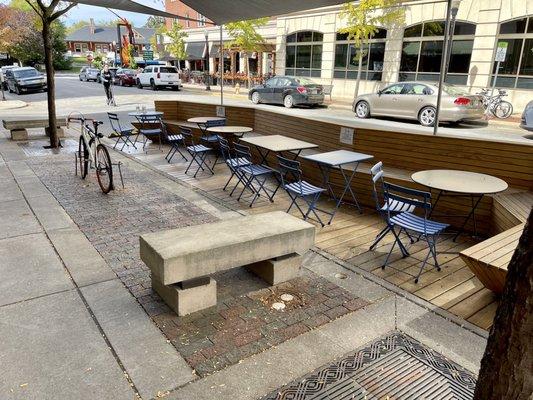 Outdoor seating