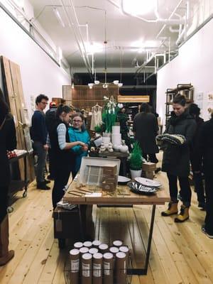 The store floor in the Plank & Grain space