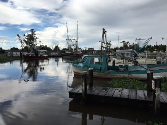 The dock area