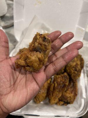 Wings. This is a "FLAT" in case y'all are wondering