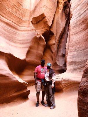 The canyon and us!