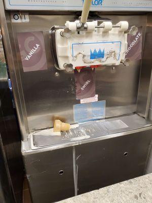 Disgusting soft serve machine