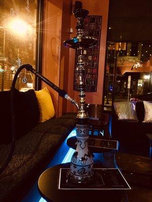 Owner said he gets the hookahs special order straight from Egypt and they are all HANDMADE! soo fancy!