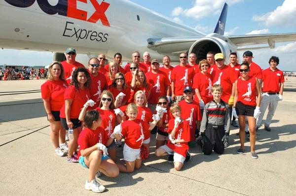 Team Gutterman -Dulles Plane Pull for Special Olympics