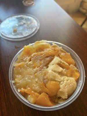 Peach cobbler