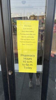 Apparently this is not an uncommon thing. So much for the 24/7 pharmacy... what a joke.