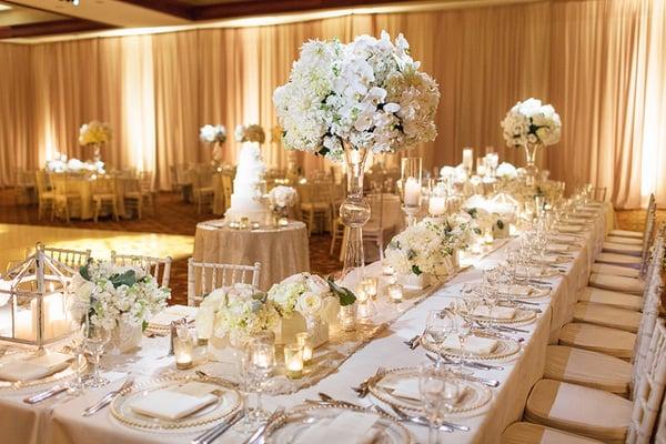 White wedding at La Quinta Resort