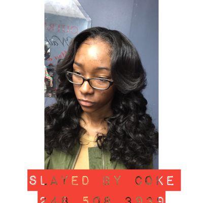 Come get slayed by Coke  Greenfield plaza suite 448  248.508.3939 Quick weaves start at $50, Sewins $100