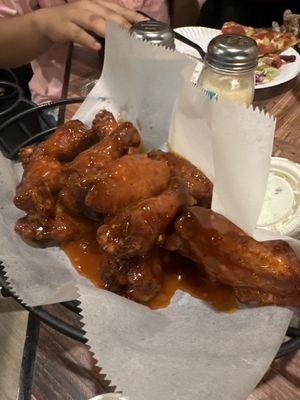 Mango habanero wings