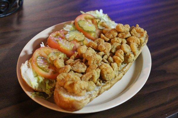 Fried shrimp Po-Boy