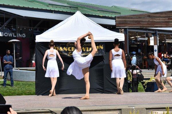 Beautiful Shot of our Performance Team in action at the Oakland Dance Festival!