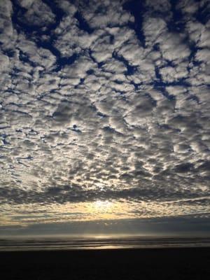 Gorgeous skys to aid in relaxation.