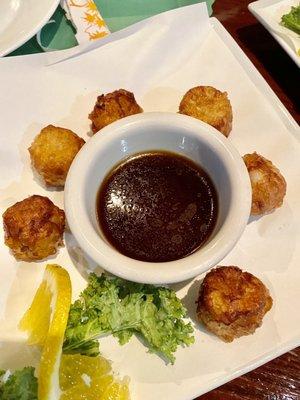 Frozen fried mushy "shrimp" dumplings - don't get this