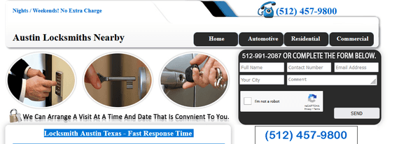 Locksmith Austin Texas - Fast Response Time