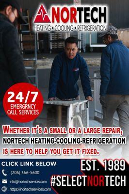 HVAC repair, installation and maintenance