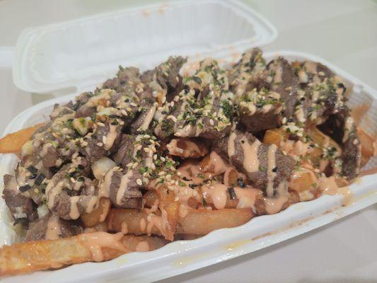 Steak Twisted Fries! Delicious!