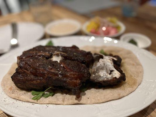 Slow Roasted Lamb Neck Shawarma