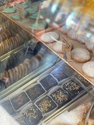 Pastries and cookies.