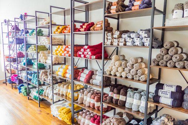 We have a great selection of yarns in almost every color!