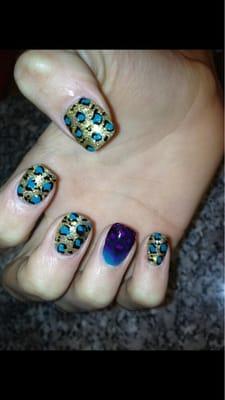 Real feather for nails design!!