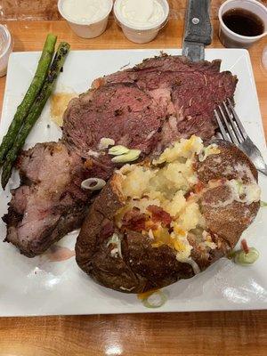 Prime rib special