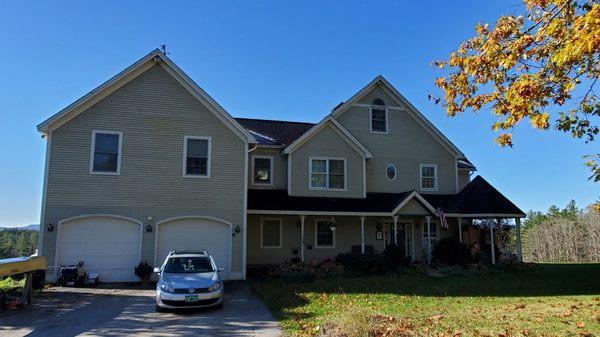 Front of the property (the drive up).