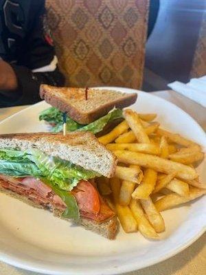 VEGAN BLT Sandwich w/ side of Fries