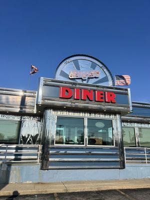 Front of the diner