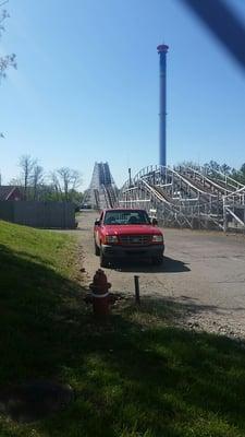 The Racer's outbound trip, loaded with plenty of small 'bunny hills'