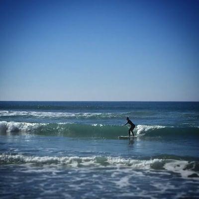 First surf lesson - another one off my bucket list!