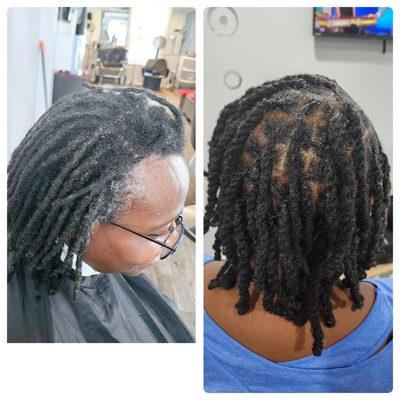 Loc Retwist by Crystal call to book 202-913-2088