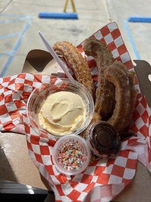 Churro sundae