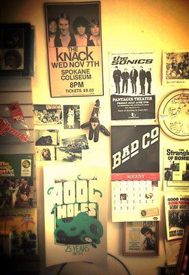 Show bills of some classic rock n roll. Yes, The Knack are classic.