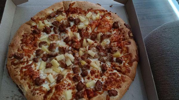 Sausage and Pineapple pizza