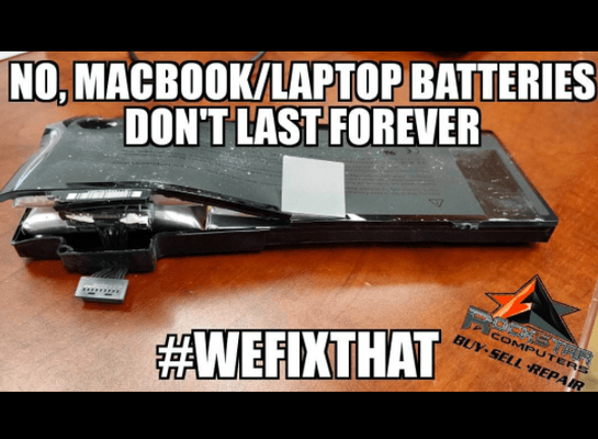 Laptop Battery Replacement - MacBook Battery Replacement, Bad Battery