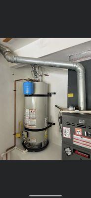 Water heater install