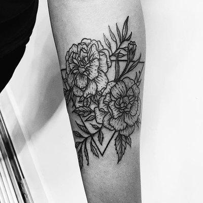 Marigolds done by Christopher Noogin!