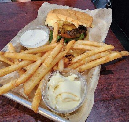 Thursday special - $5.00 burger and fries!