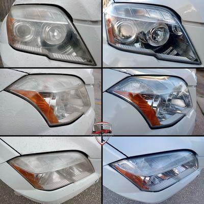 2010 Mercedes GLK350            Headlight Restoration