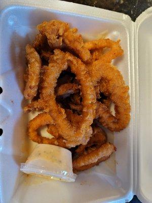 Calamari Cajun Season.