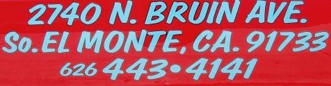 located at 2740 n bruin ave south el monte ca 91733 tel 626 444 0311
 www.freddiemacs.com