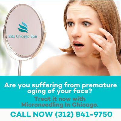 Are you suffering from premature aging of your face? Treat it now with Microneedling In Chicago. Do Not Hesitate Any Longer Call 3128419750