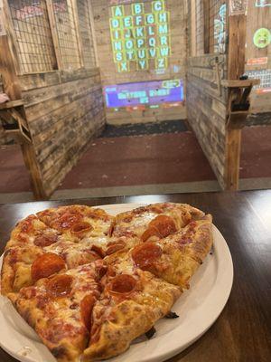 Valentine's Day heart pizza!