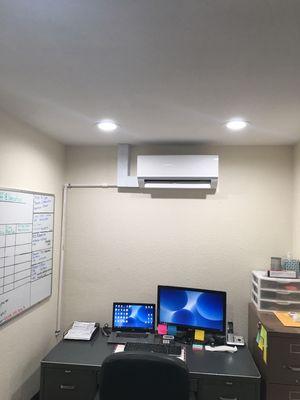 High efficient Carrier Ductless  that cools and heats. Ultra quiet