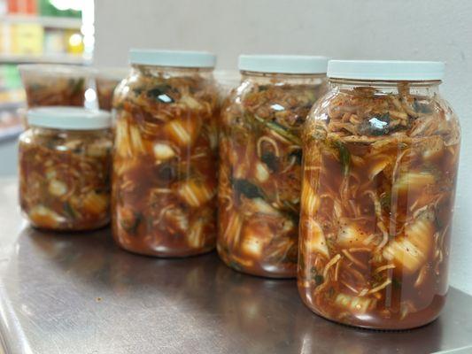 Homemade kimchi