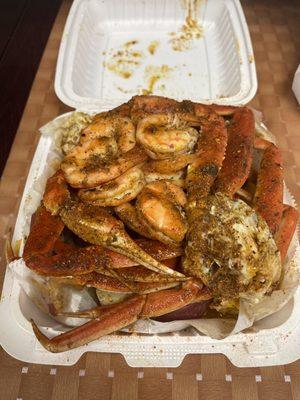 Seafood Combo (D) with Old Bay