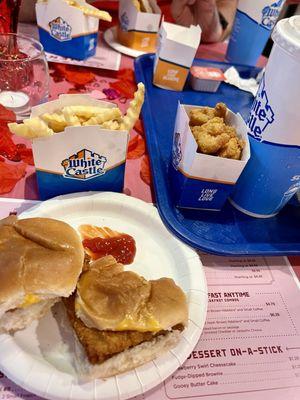 Panko Fish Sliders and Shrimp Nibblers