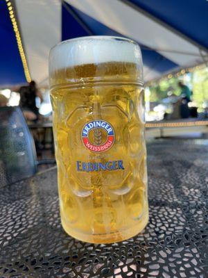 Liter of cold beer