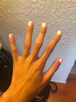 My metallic nails From new York nails thank you so much New York nails I will come back