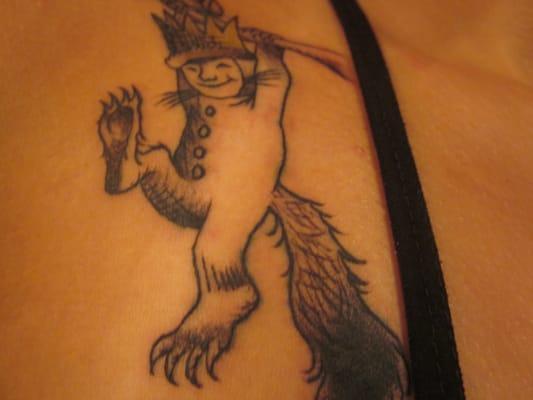 Max, from Where The Wild Things Are, tattoo by Mariah from Providence Tattoo